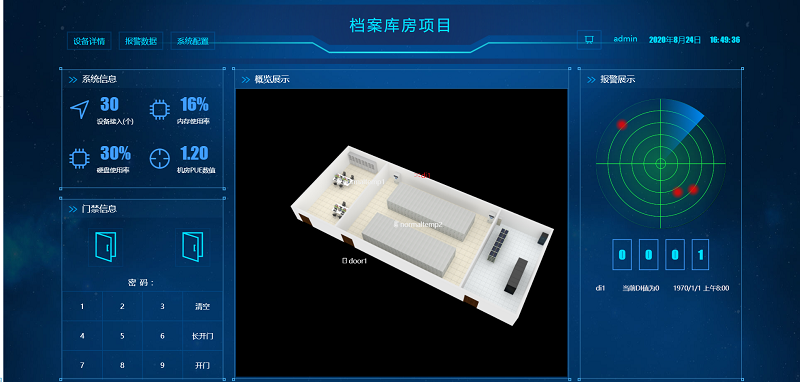 档案库房/档案室环境监控系统(图4)